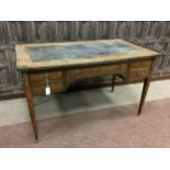 A 19TH CENTURY KINGWOOD DESK