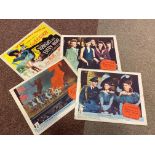 A SET OF EIGHT LOBBY CARDS FOR CONFLICT AND OTHER LOBBY CARDS