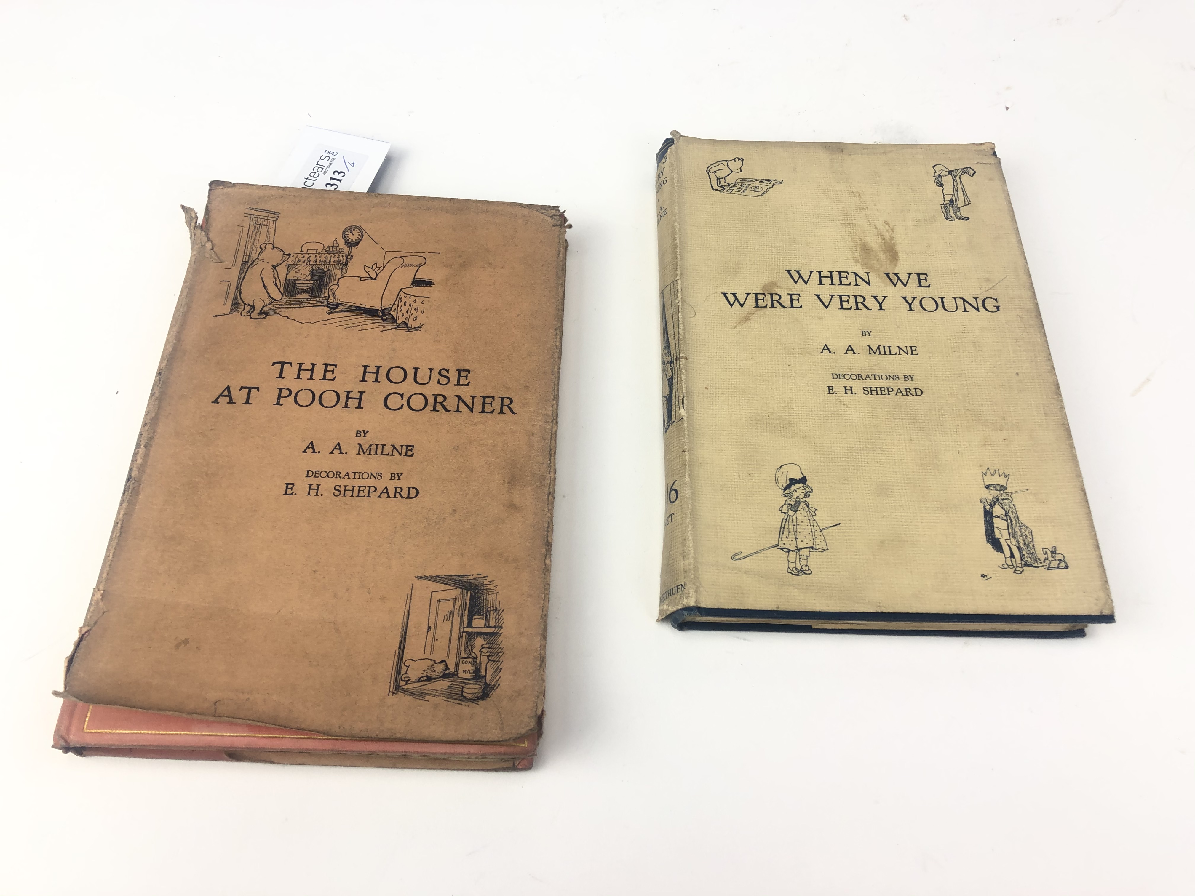 A LOT OF TWO FIRST EDITION COPIES OF THE HOUSE AT POOH CORNER BY A.A. MILNE, AND TWO OTHERS - Image 3 of 5