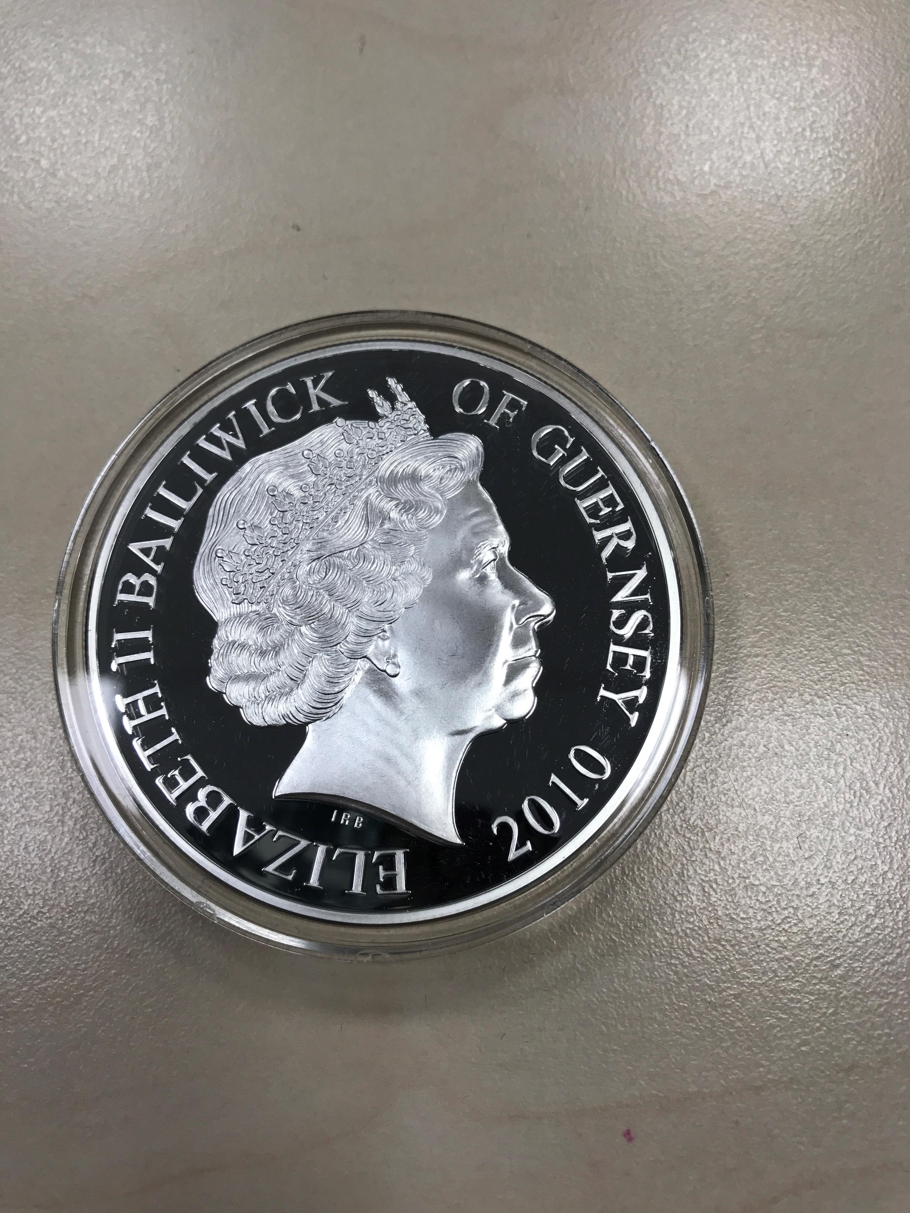 A WESTMINSTER SILVER 5 OZ COIN - Image 3 of 3