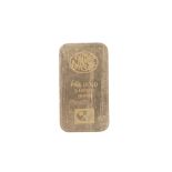 A FINE GOLD 5 GRMS 999 INGOT