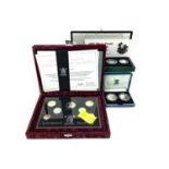 THREE THE ROYAL MINT SILVER COIN SETS