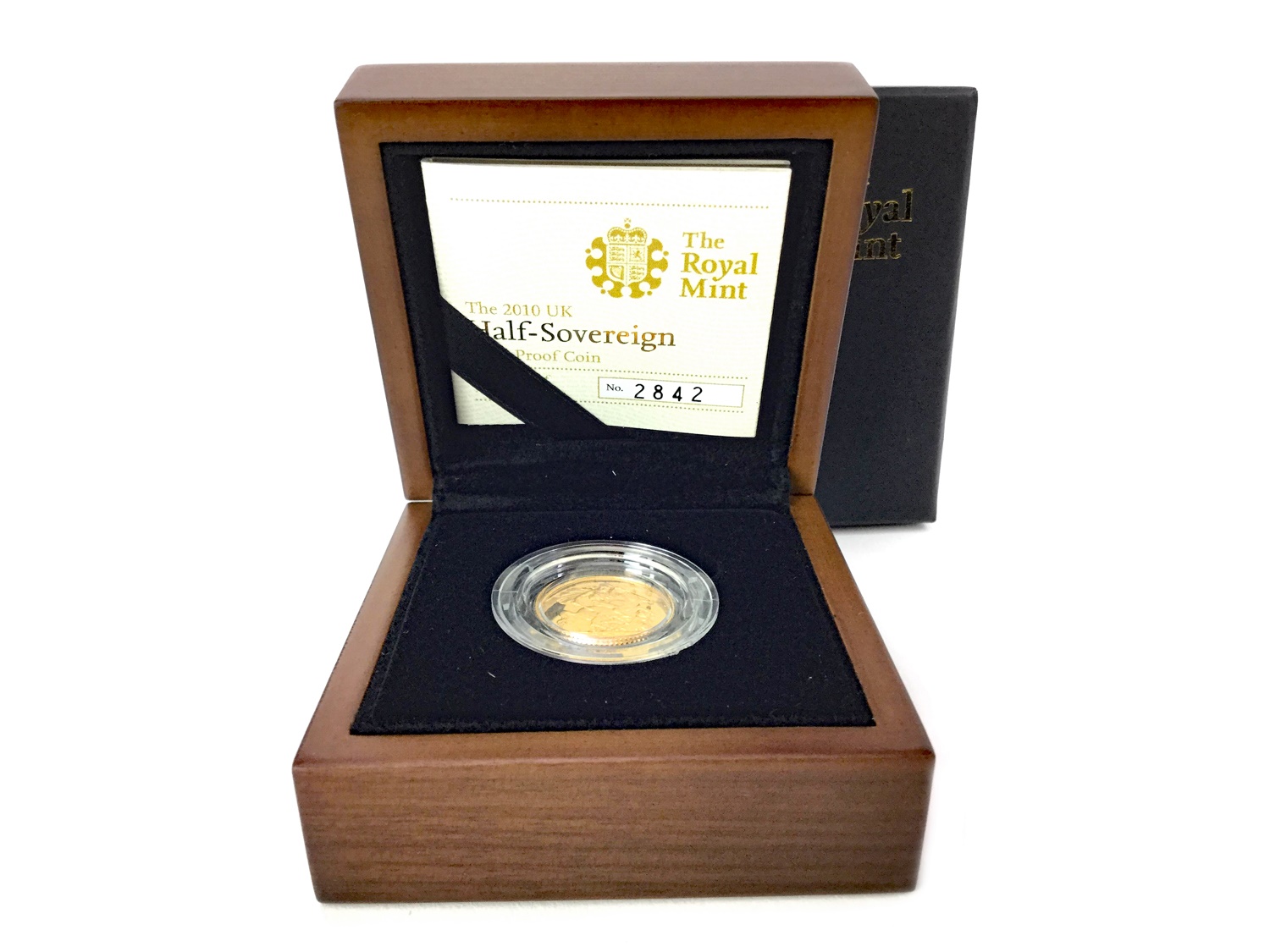 A THE ROYAL MINT THE 2010 HALF SOVEREIGN