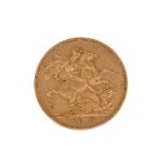 A GOLD SOVEREIGN, 1879