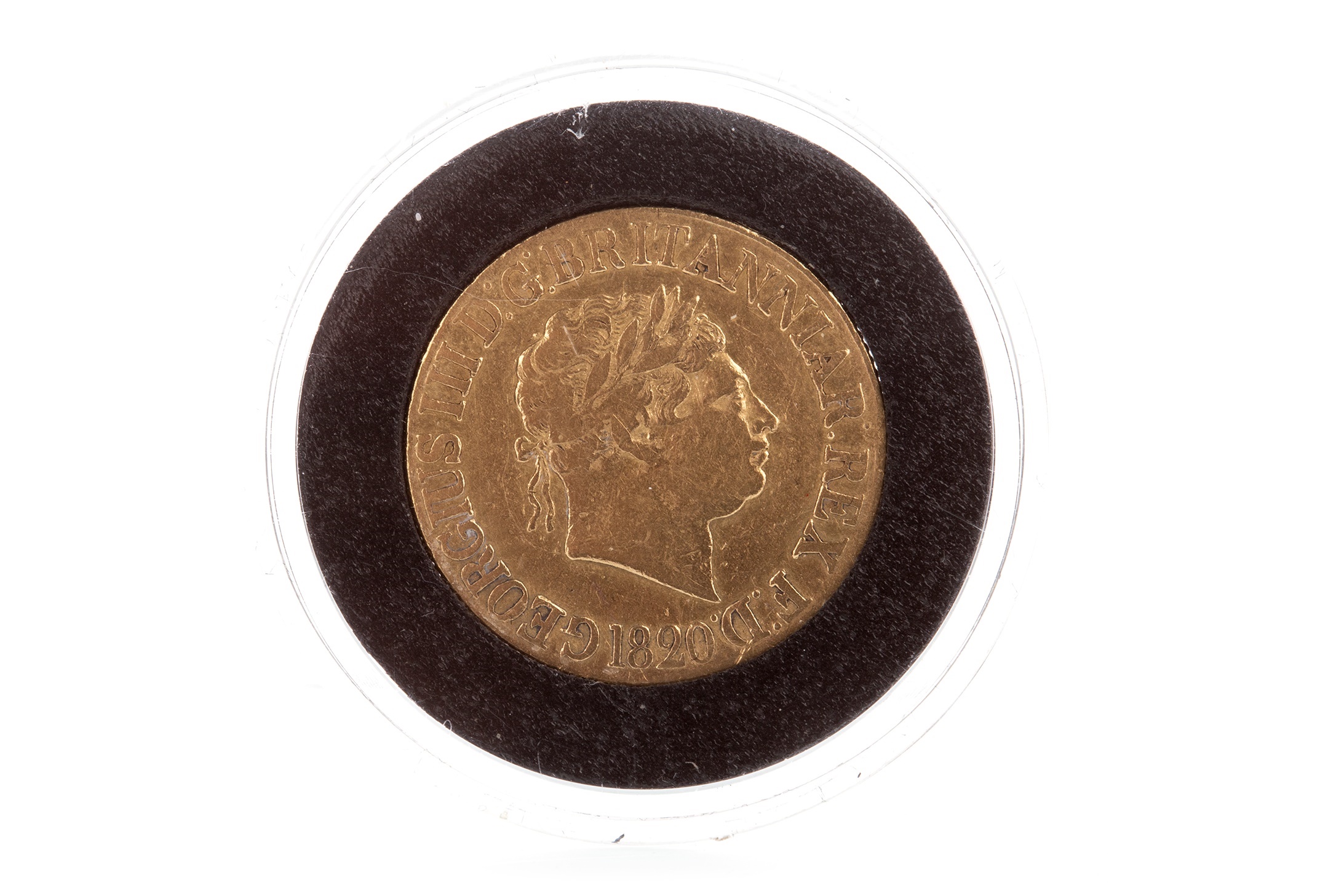 A GEORGE III GOLD SOVEREIGN, 1820 - Image 2 of 3