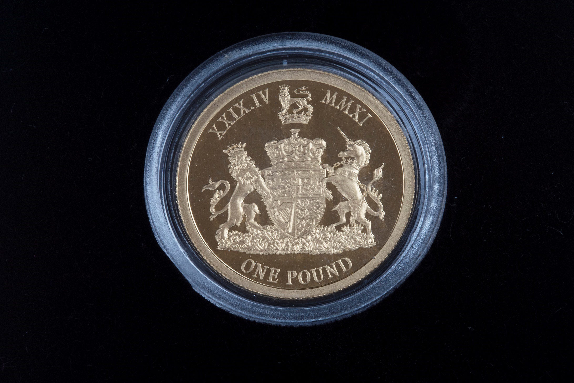 A WESTMINSTER GOLD PROOF COIN