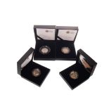 FOUR THE ROYAL MINT SILVER PROOF COINS