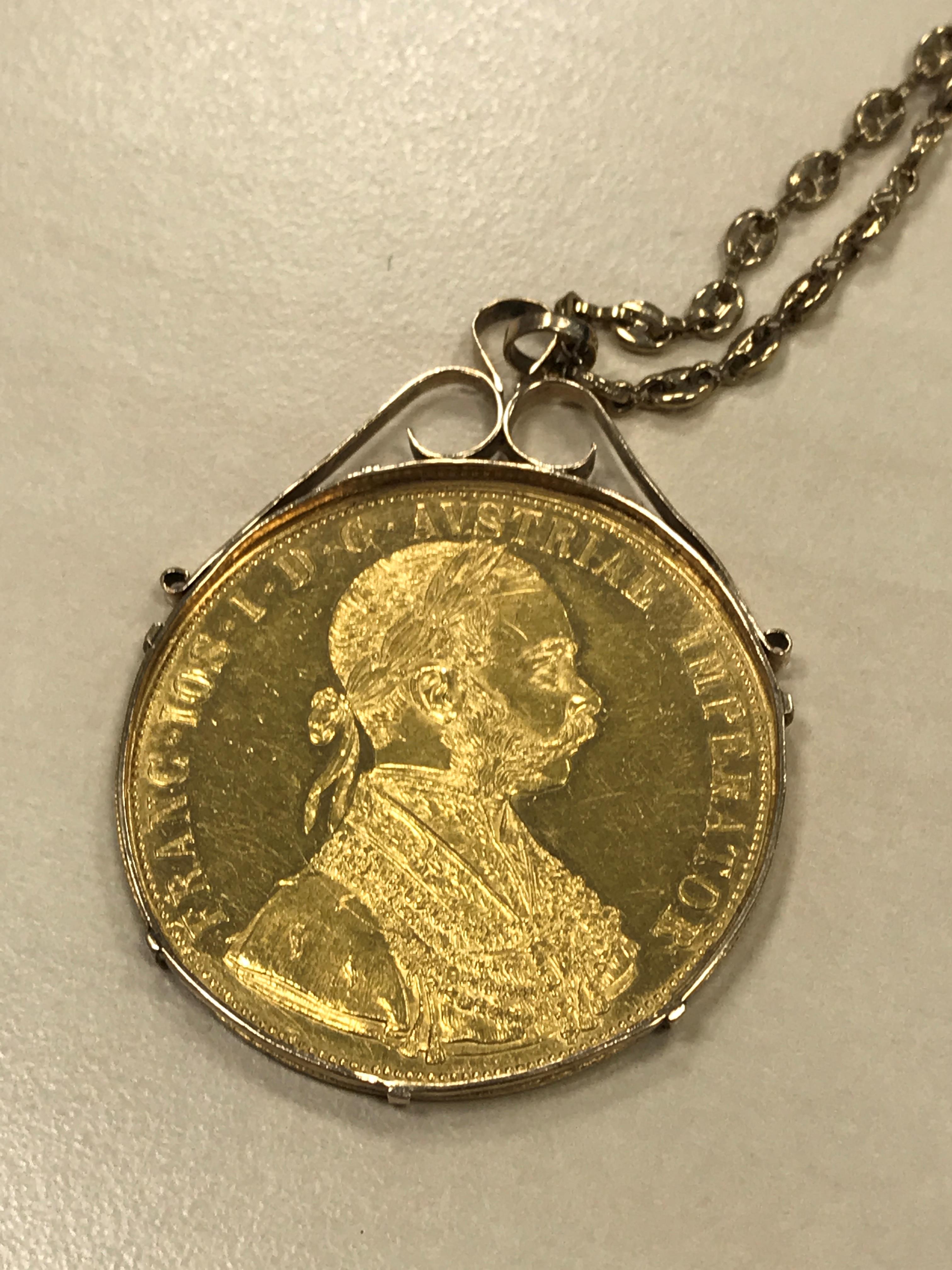 A RESTRIKE GOLD DUCAT, 1915 - Image 2 of 3