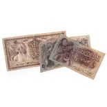 THREE DE JAVASCHE BANKNOTES