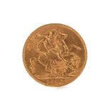 A GOLD SOVEREIGN, 1910