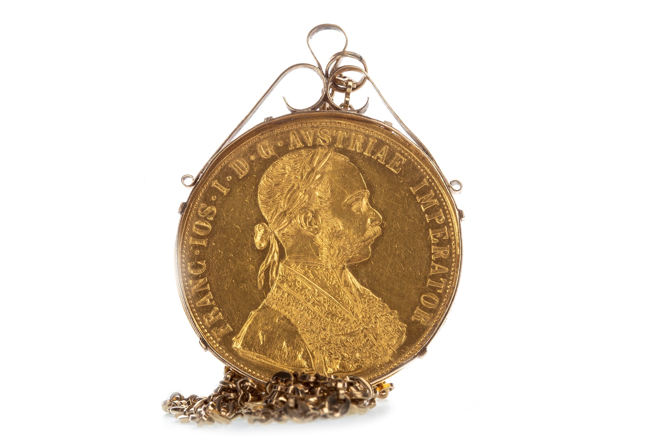 A RESTRIKE GOLD DUCAT, 1915