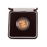 A THE ROYAL MINT GOLD PROOF SOVEREIGN, 2007