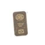 A FINE GOLD 50 GRMS 999 INGOT