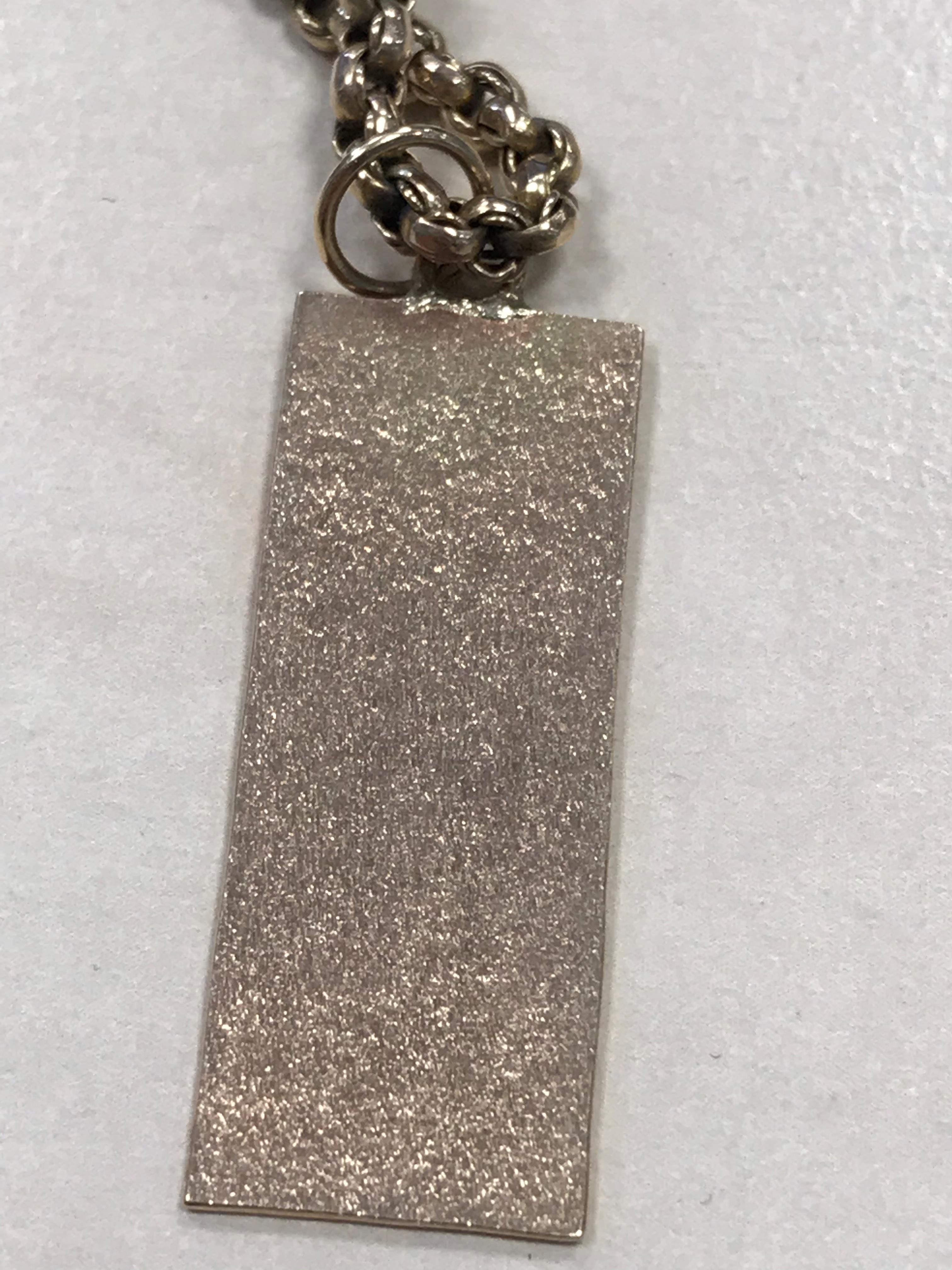 AN INITIAL PENDANT ON CHAIN - Image 4 of 5