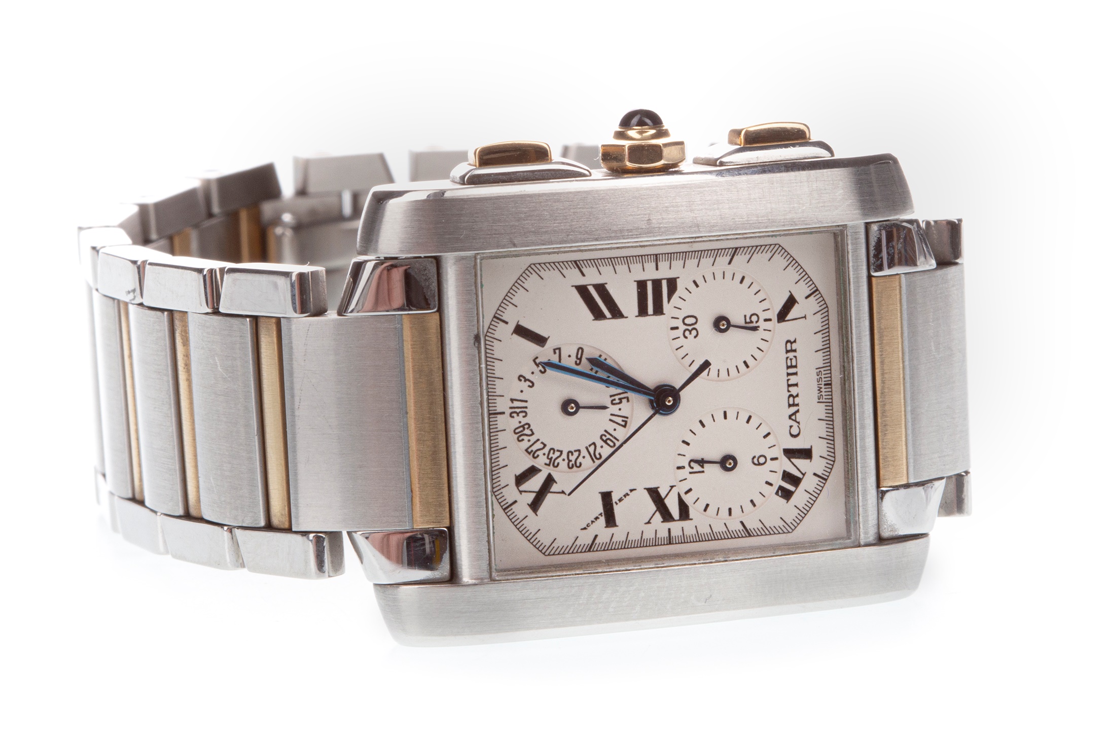 A GENTLEMAN'S CARTIER TANK WATCH - Image 2 of 5