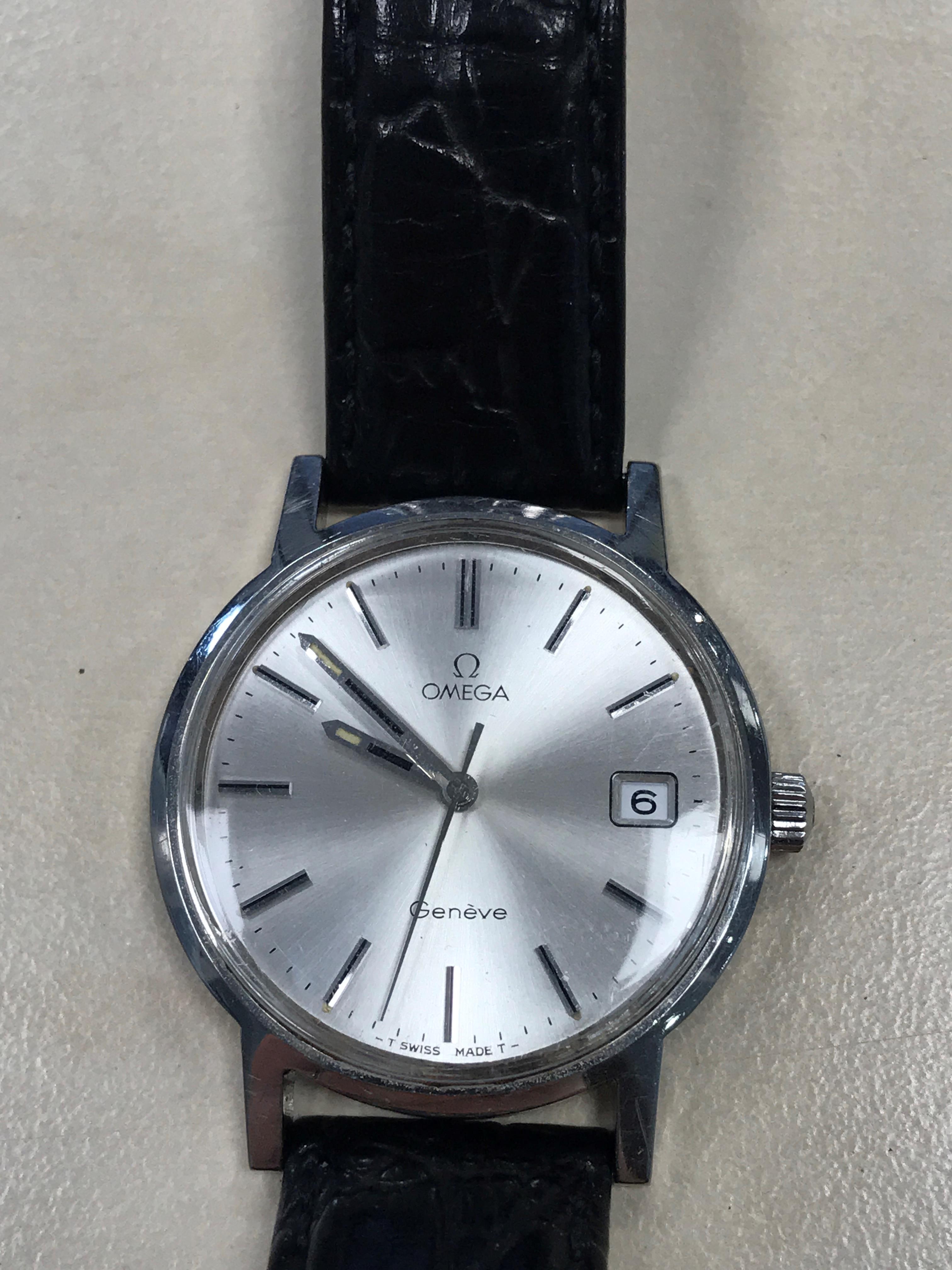 A GENTLEMAN'S OMEGA GENEVE WRIST WATCH - Image 4 of 4