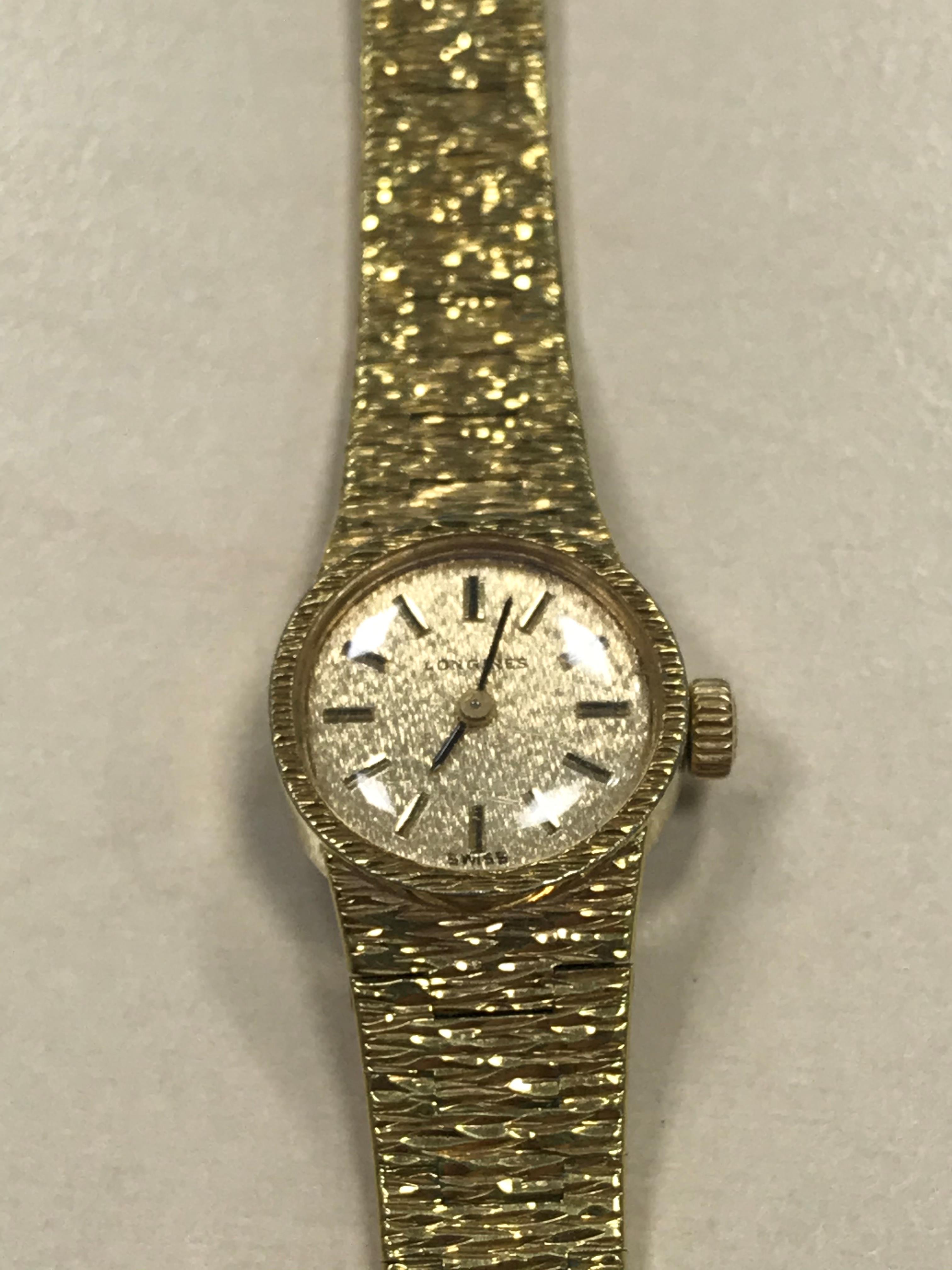 A LADY'S GOLD PLATED LONGINES WRIST WATCH - Image 3 of 5