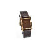 A LADY'S BAUME & MERCIER GOLD WATCH