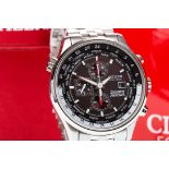 A CITIZEN RED ARROWS ECO-DRIVE WRIST WATCH