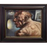 CONTEMPLATION, A PASTEL BY PETER HOWSON