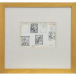 FOUR PENCIL SKETCHES ON PAPER, BY GRAHAM MCKEAN