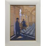 KELVINGROVE TRYST, AN OIL BY ANDREW FITZPATRICK