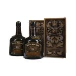 TWO BOTTLES OF ROYAL HERITAGE 21 YEARS OLD