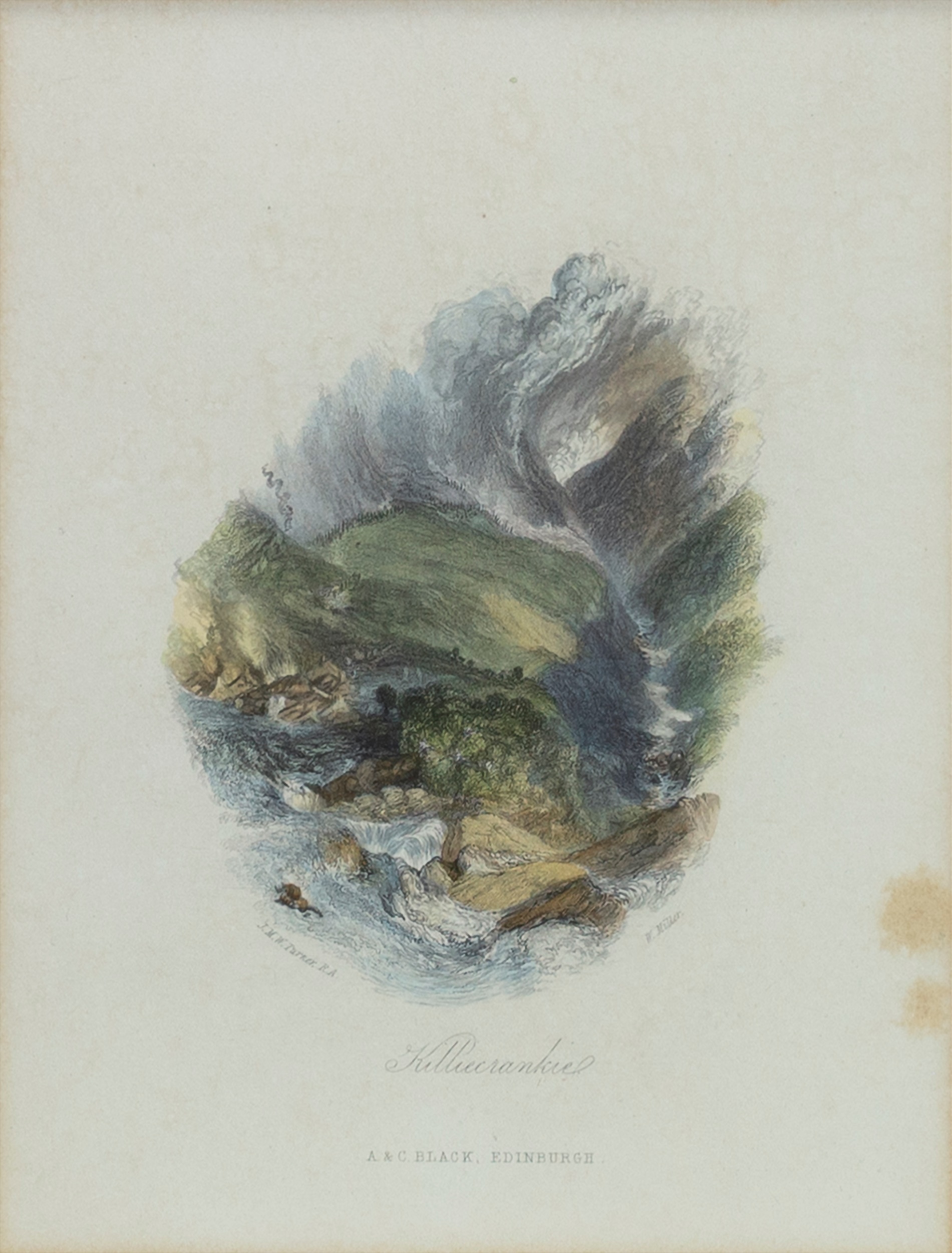 KILLIECRANKIE, AN ENGRAVING AFTER TURNER - Image 2 of 2