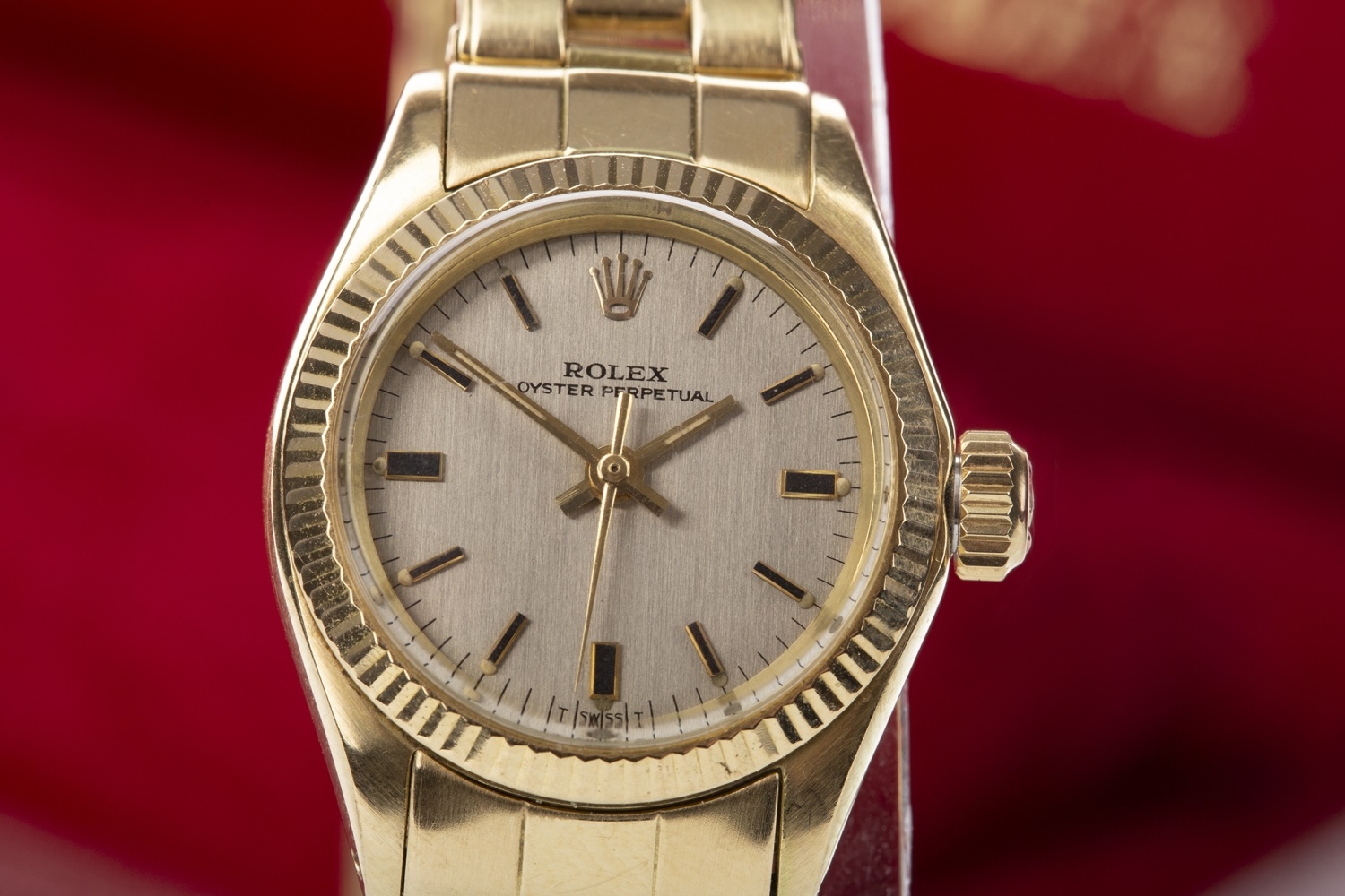 LADYS ROLEX GOLD WATCH - Image 2 of 7