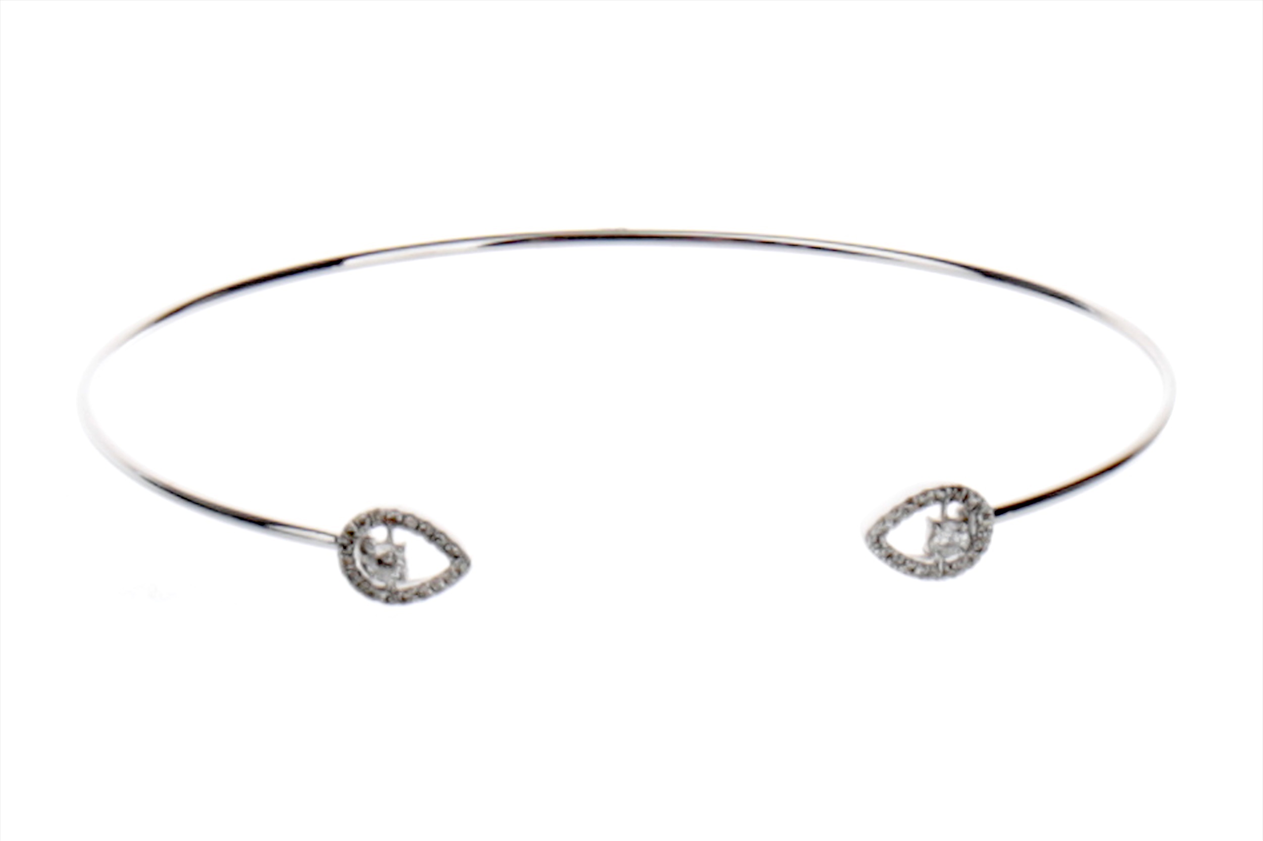 A DIAMOND SET BANGLE