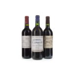 CHATEAU LA MARZELLE 1997, RESERVE DES TUGUETS 2008 AND CHATEAU LES GRAVES DU CHAMP DES CHAILS 2012