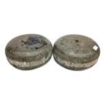 A PAIR OF EARLY 20TH CENTURY CURLING STONES