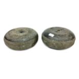 A PAIR OF EARLY 20TH CENTURY CURLING STONES