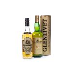 ONE LITRE OF GLENLIVET AGED 12 YEARS AND GLEN GRANT