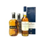 TALISKER AGED 10 YEARS AND JURA AGED 10 YEARS