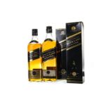 TWO BOTTLES OF JOHNNIE WALKER BLACK LABEL 12 YEARS OLD