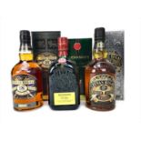 CHIVAS REGAL RARE OLD 18 YEARS OLD, CHIVAS REGAL AGED 12 YEARS AND BUCHANAN'S AGED 12 YEARS