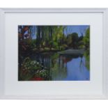 MONET'S GARDEN, A PASTEL BY ALISON BANNERMAN