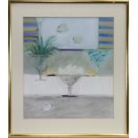 STILL LIFE, A WATERCOLOUR BY ALAN KEMP