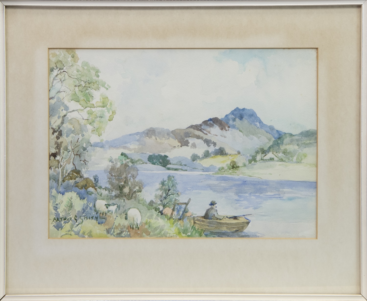 TWO WATERCOLOURS BY ARTHUR C SMITH - Image 2 of 2