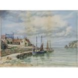 LOWER LARGS, A WATERCOLOUR BY JOHN HAMILTON GLASS