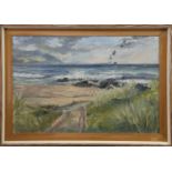 MACHRIHANISH, ARGYLL, AN OIL BY JOHN CRAWFORD