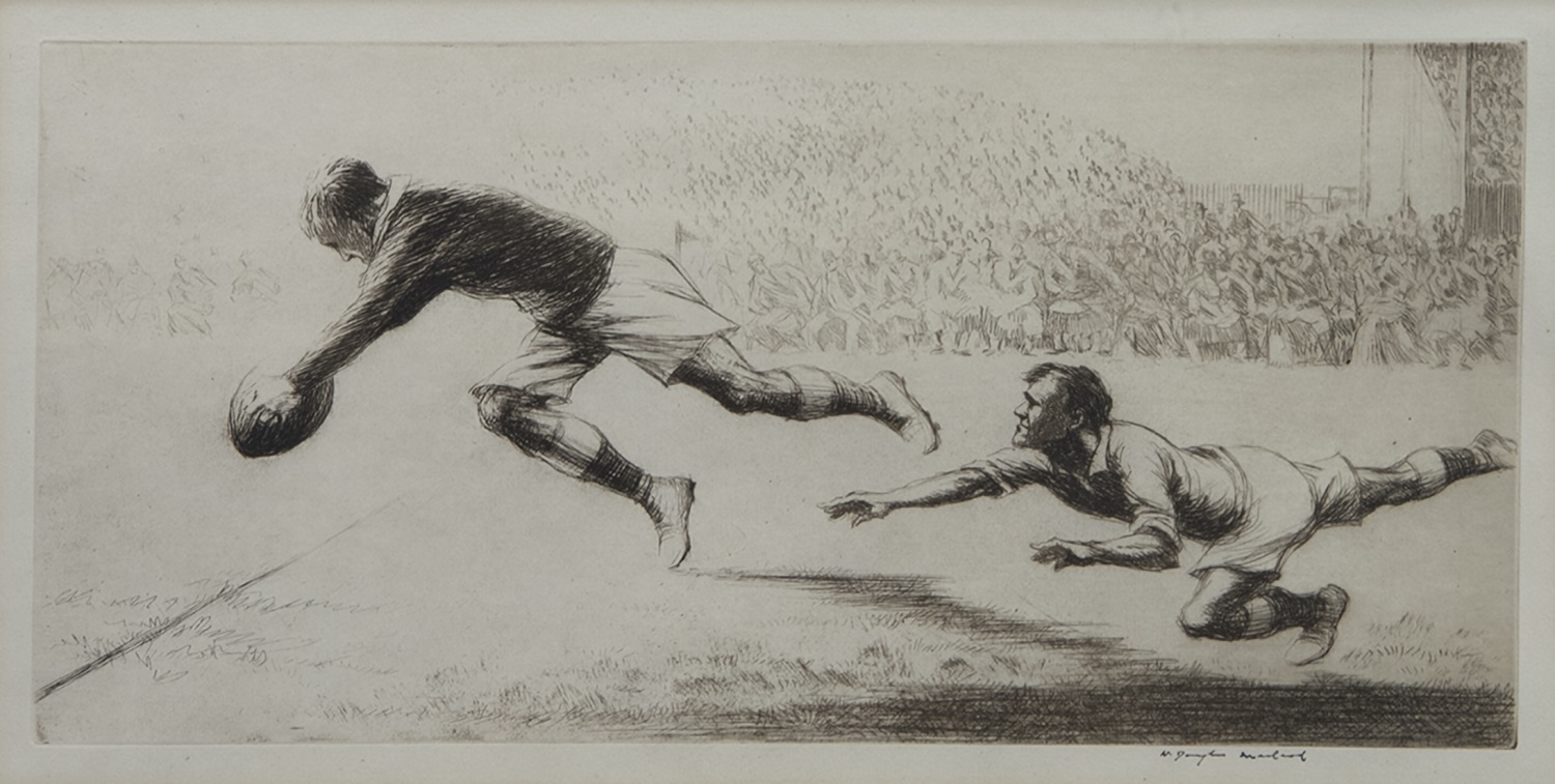 TRY, AN ETCHING BY WILLIAM DOUGLAS MACLEOD - Image 2 of 2