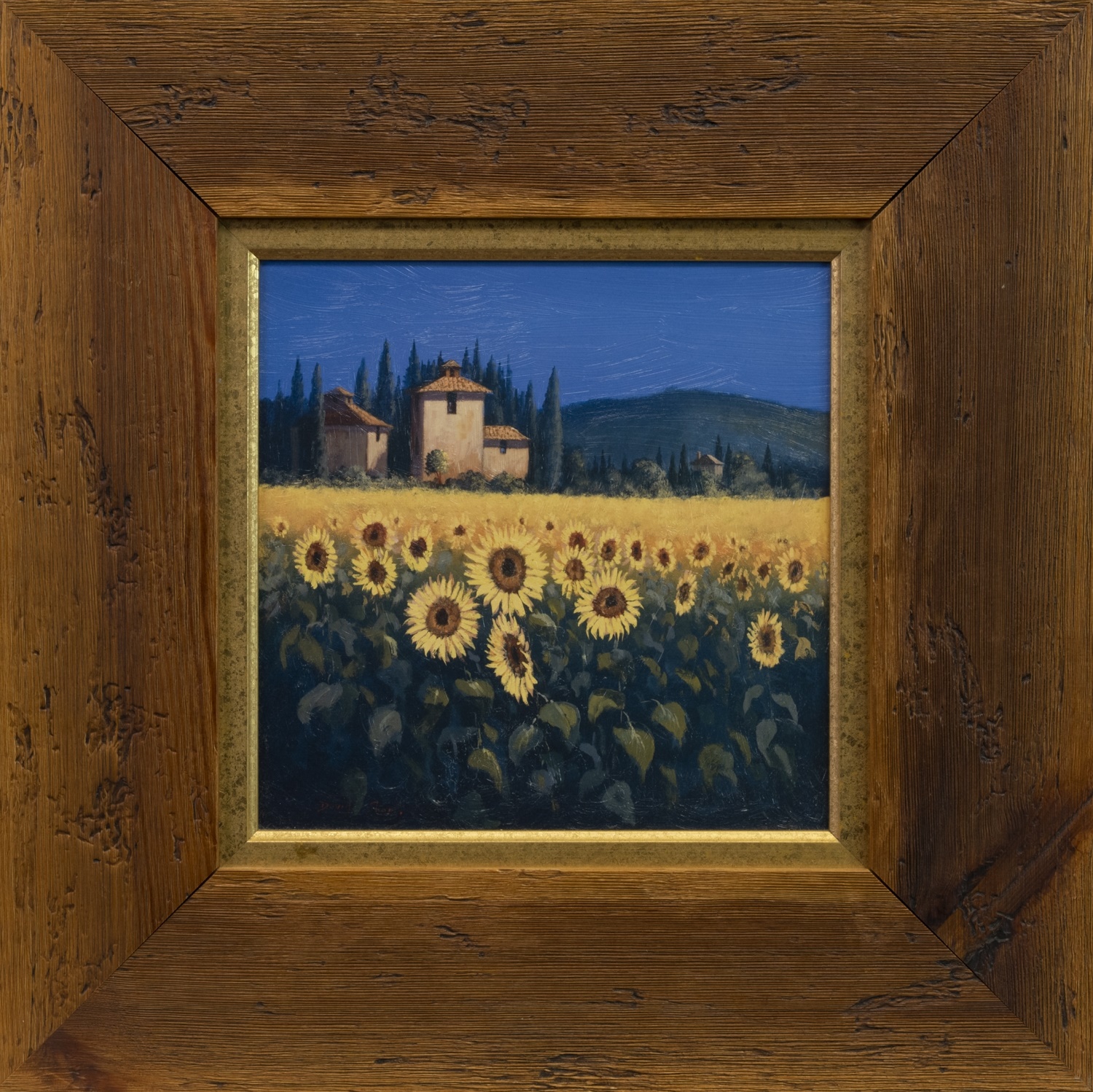 TUSCAN SUNFLOWERS, A DIGITAL PRINT AFTER DAVID SHORT