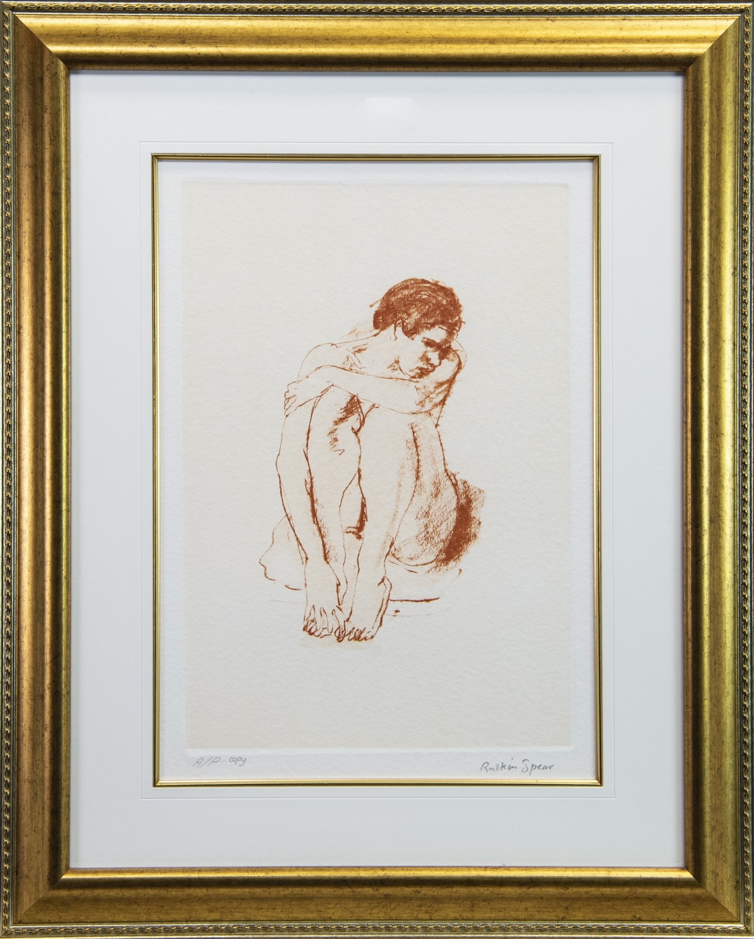 YOUNG BOY, A SILKSCREEN PRINT BY RUSKIN SPEAR