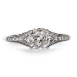 A DIAMOND SOLITAIRE RING