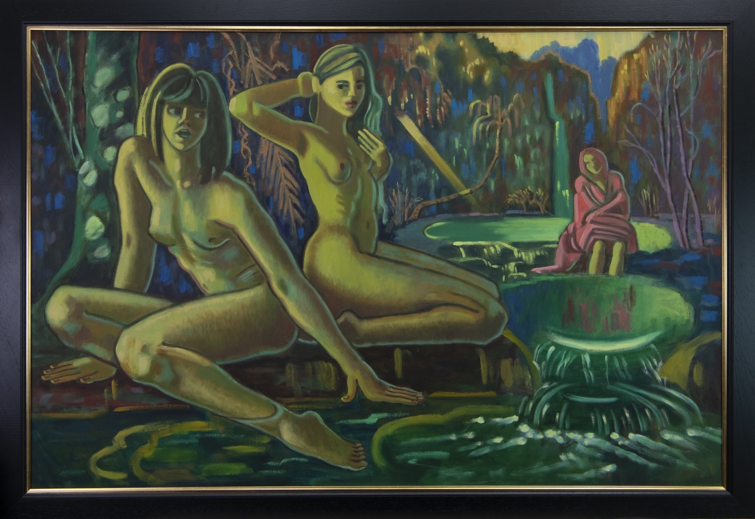 THE DAUGHTERS OF BABYLON, AN OIL BY RICHARD TURNER