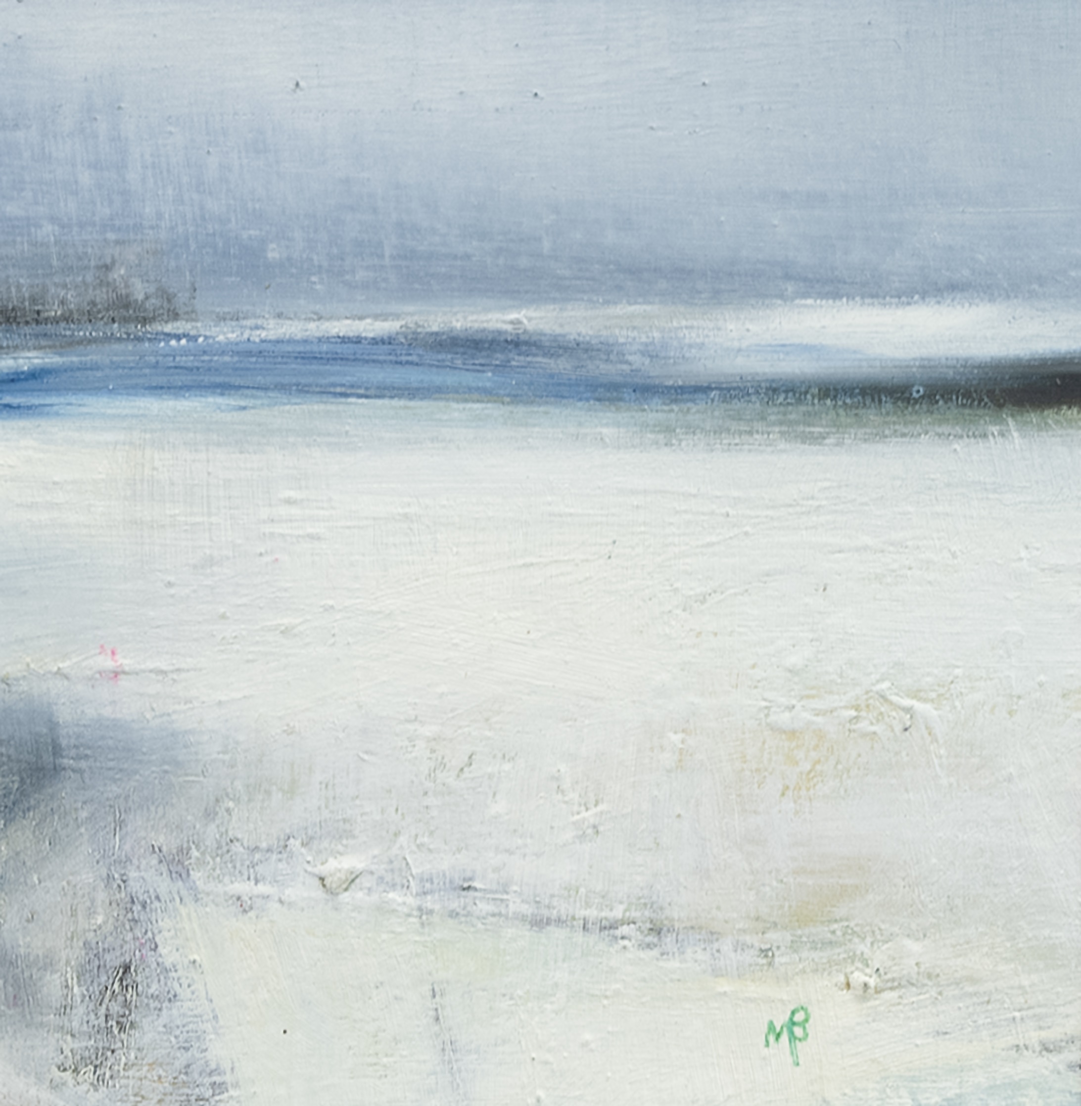 UIST SHORELINE, AN OIL BY MAY BYRNE - Image 2 of 2