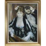 LA LOGE, AN OIL AFTER RENOIR