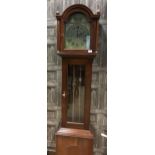 A MAHOGANY LONGCASE CLOCK BY RICHARD BROAD